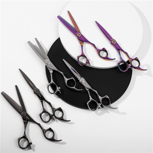 Iceman Mizumi Senshi 5.5” Hairdressing Scissors Thinner Set Black