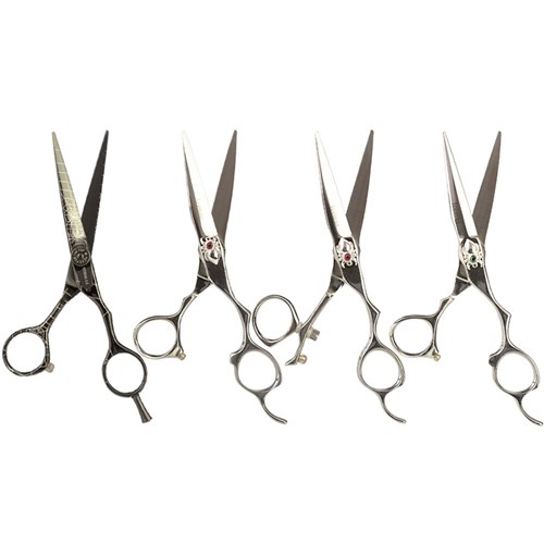 Iceman Suntachi Black Widow Web Design 5.5” Hairdressing Scissors 