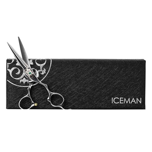 Iceman Suntachi Black Widow Green Gem 5.5” Hairdressing Scissors 