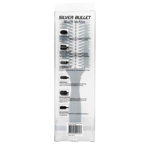 Silver Bullet Bulk Buy Black Velvet Round Brush Extra Large 3pk