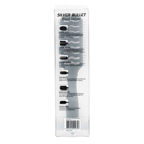Silver Bullet Bulk Buy Black Velvet Tunnel Vent Brush 3pk