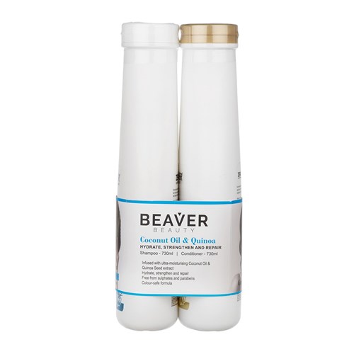 Beaver Coconut Oil And Quinoa Moisturising Duo