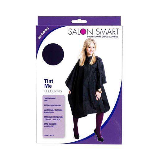 Salon Smart Bulk Buy Tint Me Colouring Cape Black 3pk 