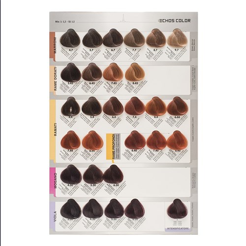 Echos Color Hair Colour Chart Large - Salon Saver