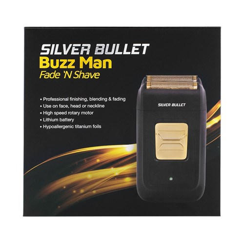 Silver Bullet Buzz Man Fade N Shave Shaver Moving Blade