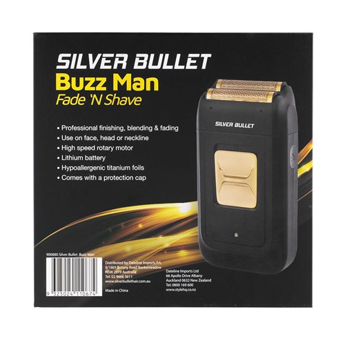 Silver Bullet Buzz Man Fade N Shave Shaver Moving Blade