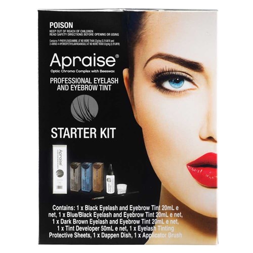 Apraise Eyelash and Eyebrow Tint Kit 7pc