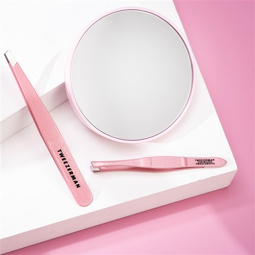 Tweezerman Brow Gift Set Pink