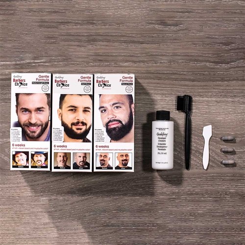 Godefroy Beard and Moustache Colour Natural Black