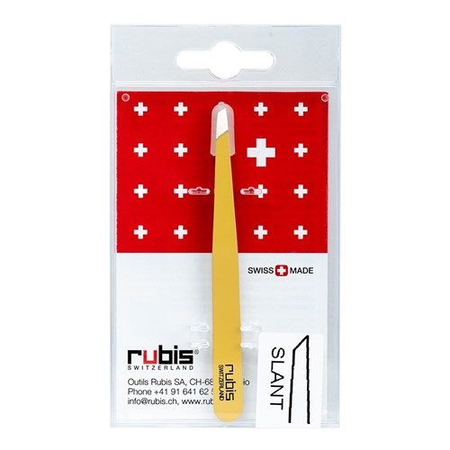 Rubis Slant Tweezer Yellow