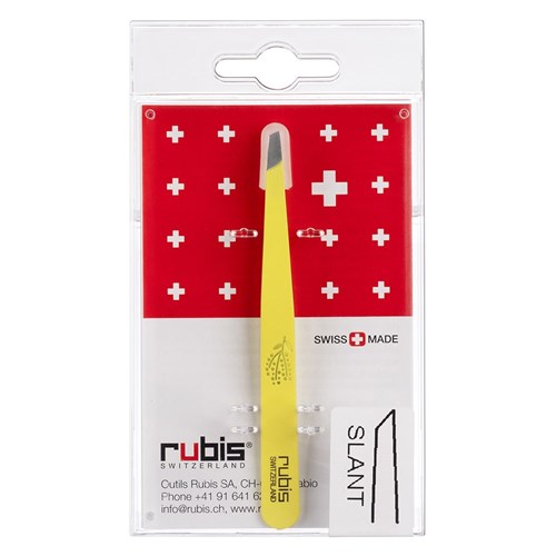 Rubis Slant Tweezer Yellow Mimosa