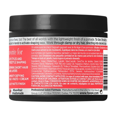 fave4 Matte Made Shaping Cream