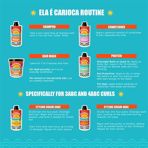 LOLA EEC 3ABC CURL ST CRM 480g STYLING CREAM ELA E CARIOCA FOR ALL HAIR TYPES 16.93oz