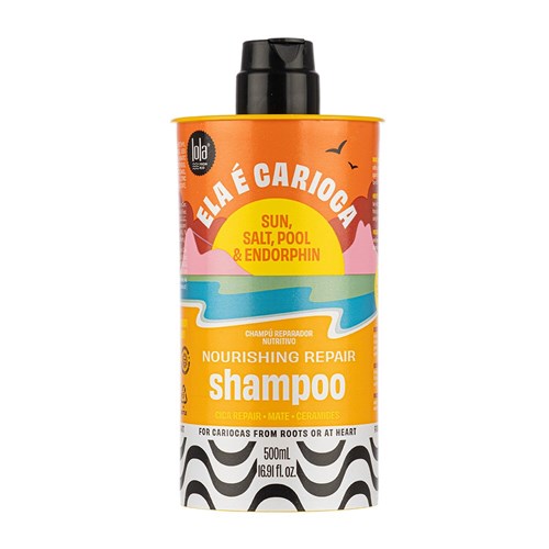 LOLA EEC NOURISH REP SHA 500ml SHAMPOO ELA E CARIOCA REPAIR ALL HAIR TYPES 16.91oz