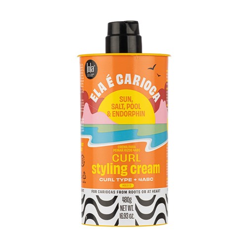 LOLA EEC 4ABC CURL ST CRM 480g STYLING CREAM ELA E CARIOCA FOR ALL HAIR TYPES 16.93oz