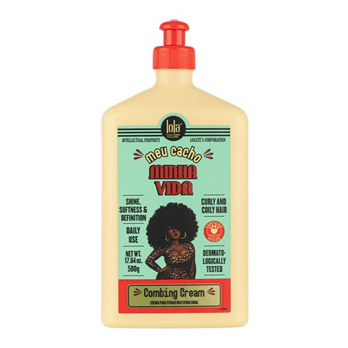 LOLA MC COMBING CREAM 500g DETANGLING MEU CACHO FOR CURLY HAIR 17.64oz