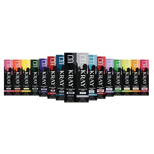 L3VEL3 Kray Semi Permanent Hair Colour Red