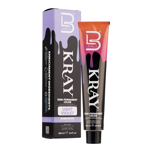 L3VEL3 Kray Semi Permanent Hair Colour Light Violet