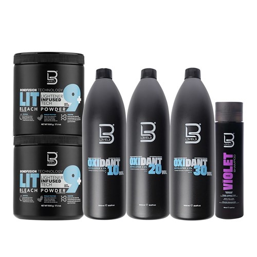 L3VEL3 LIT Hair Lightening Introduction Kit