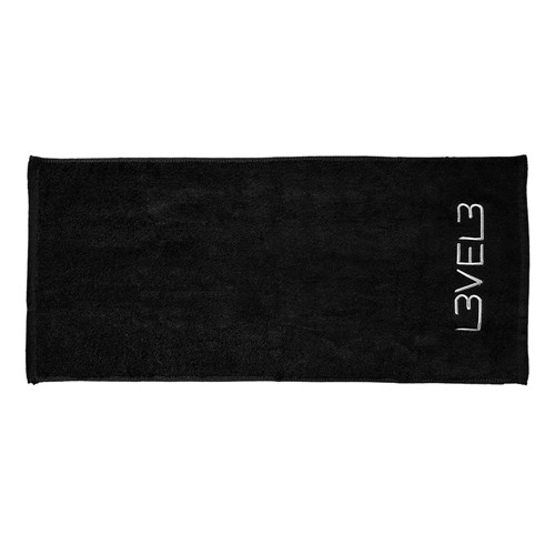 L3VEL3 Professional Shaving Towel Black