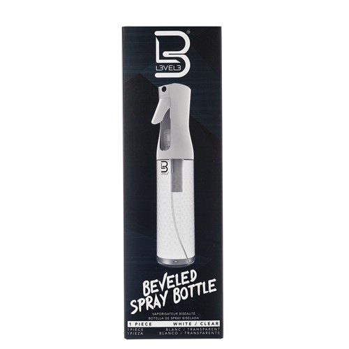 L3VEL3 Bevelled Water Spray Bottle Clear