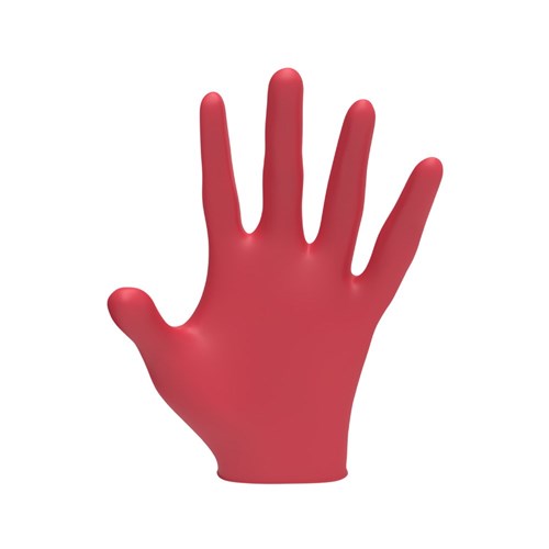 LVL3 NITRILE GLOVES RED-ISH MD 11301 100PC LEVEL3 L3VEL3
