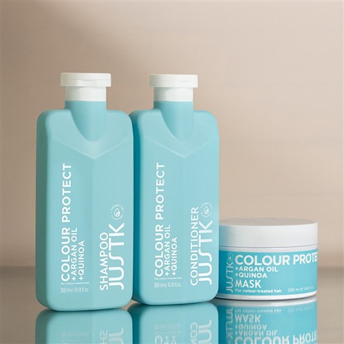 JUSTK COLOUR PROTEC MASK 250ml ARGAN OIL & QUINOA COLOUR PROTECT