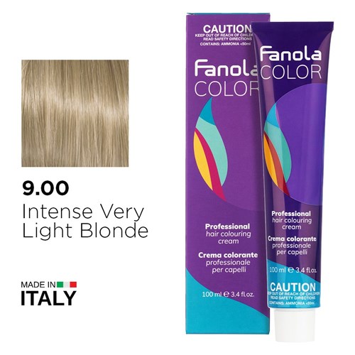 FANOLA 9.00 INT VERY LIGHT BLD 1056211 INTENSE VERY LIGHT BLONDE COLOUR 100ml