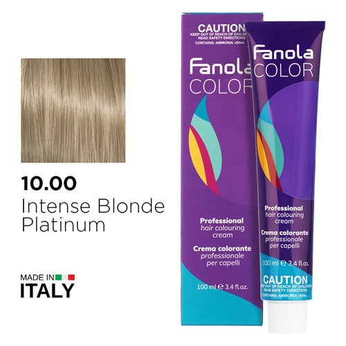 FANOLA 10.00 IN BLOND PALTINUM 1056212 INTENSE BLONDE PLATINUM COLOUR 100ml