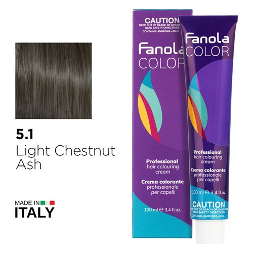 FANOLA 5.1 LIGHT CHESTNUT ASH 1056214 COLOUR 100ml