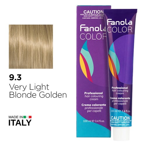 FANOLA 9.3 VERY LIGHT GOLDEN 1056276 BLONDE COLOUR 100ml