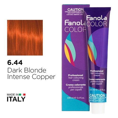 FANOLA 6.44 DK BLND INT COPPER 1056288 DARK BLONDE INTENSE COPPER COLOUR 100ml