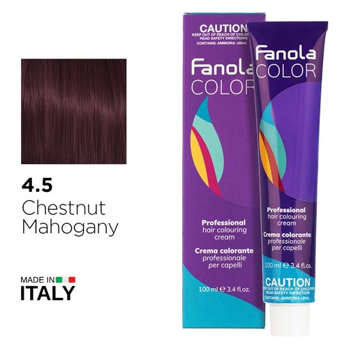 FANOLA 4.5 CHESTNUT MAHOGANY 1086055 COLOUR 100ml 100ml