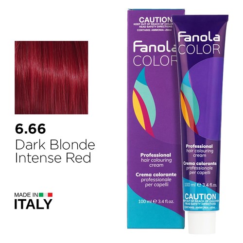 FANOLA 6.66 DARK BLOND INT RED 1056233 COLOUR 100ml