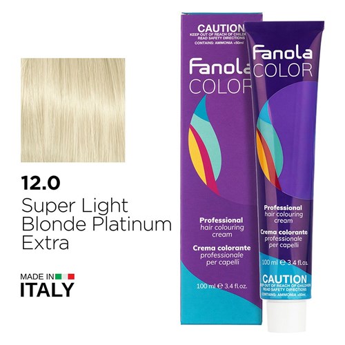 FANOLA 12.0 SUP BLND PLAT EXT 1056240 SUPER BLONDE PLATINUM EXTRA COLOUR 100ml