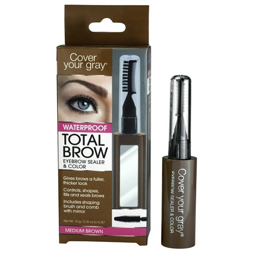 Cover Your Gray Total Brow Eyebrow Sealer and Colour Brown
