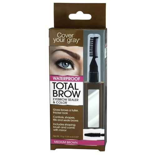 Cover Your Gray Total Brow Eyebrow Sealer and Colour Brown