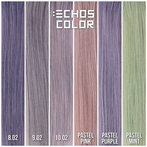 Echos Color Hair Colour 8.02 Pastel Light Blonde Violet