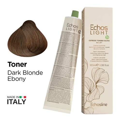 Echos Color Vegan Light Toning Gloss Ebony
