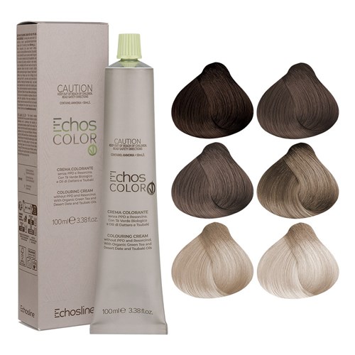 Echos Color Vegan Hair Colour 5.12 Light Chestnut Cold Irise