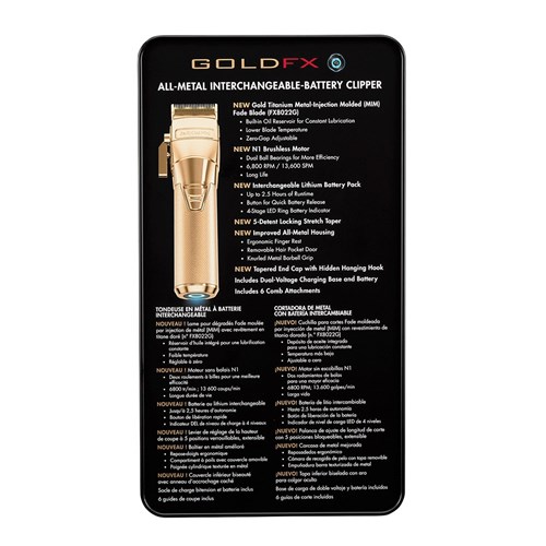 BaBylissPRO FXOne GoldFX Clipper