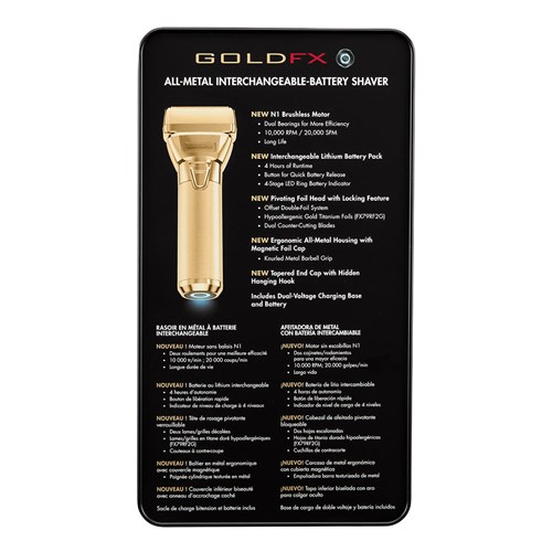 BaBylissPRO FXOne GoldFX Double Foil Shaver