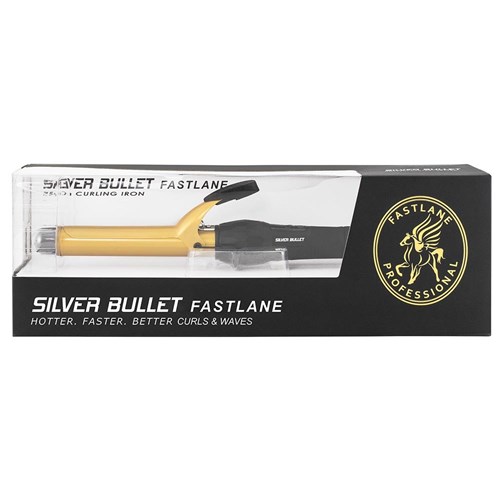 Silver Bullet Fastlane Gold Ceramic 25mm Curling Iron