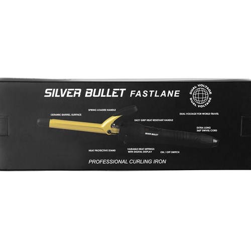Silver Bullet Fastlane Gold Ceramic 16mm Curling Iron