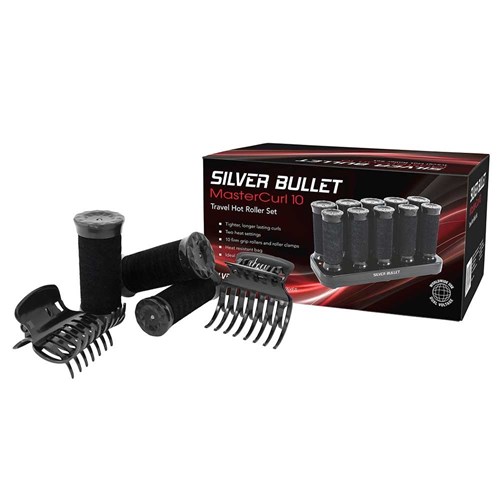 Silver Bullet MasterCurl 10 Travel Hot Roller Set