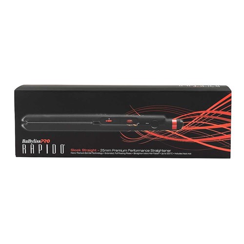 BaByliss Rapido Nano Titanium Hair Straightener Box 