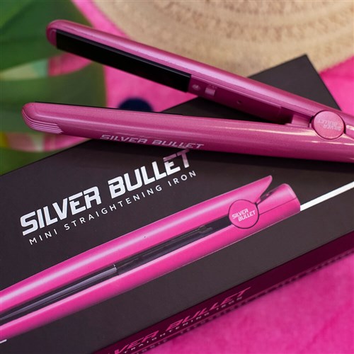 Silver Bullet Mini Hair Straightener Pink