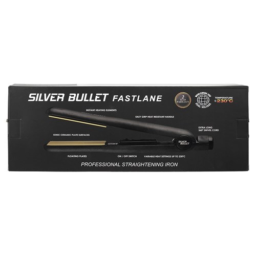 Silver Bullet Fastlane Ceramic Hair Straightener Package