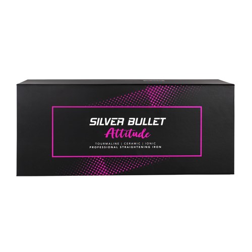 Silver Bullet Attitude Hair Straightener - Pink boxed