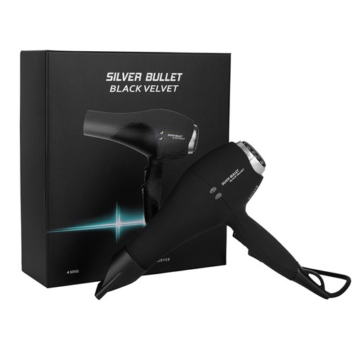 Silver Bullet Black Velvet Professional Hair Dryer Box